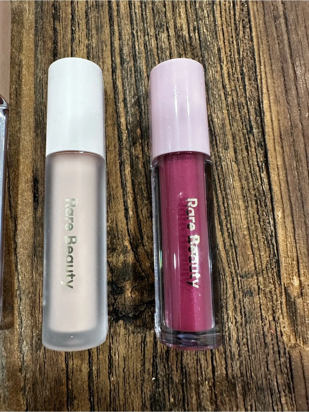 Rare Beauty Concealer, Primer & Berry eyeshadow— Nude, Light Pink, Berry set